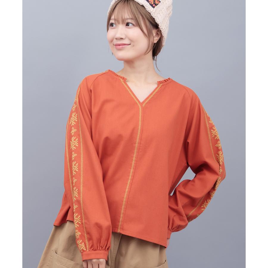 チチカカ（TITICACA） キカ刺繍スキッパーブラウス ／ シャツ ブラウス 