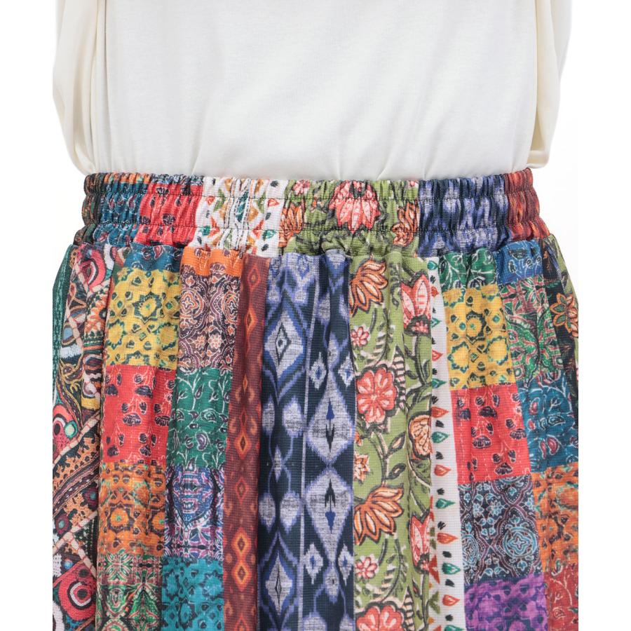 チチカカ（TITICACA） ファブリックプリントジャージースカート