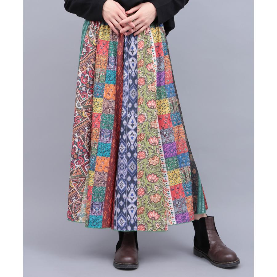 チチカカ（TITICACA） ファブリックプリントジャージースカート