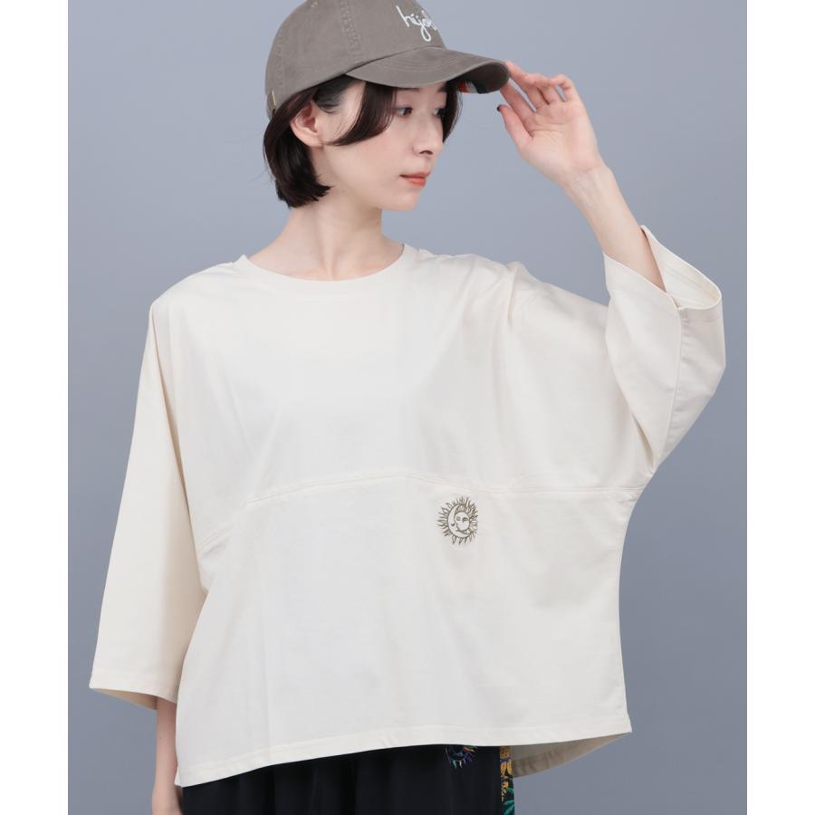 チチカカ（TITICACA） 接触冷感八分袖ドルマンTシャツ ／ Tシャツ 