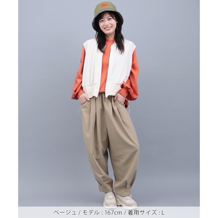 チチカカ（TITICACA） ピーチスキンエッグタックパンツ ／ バルーン