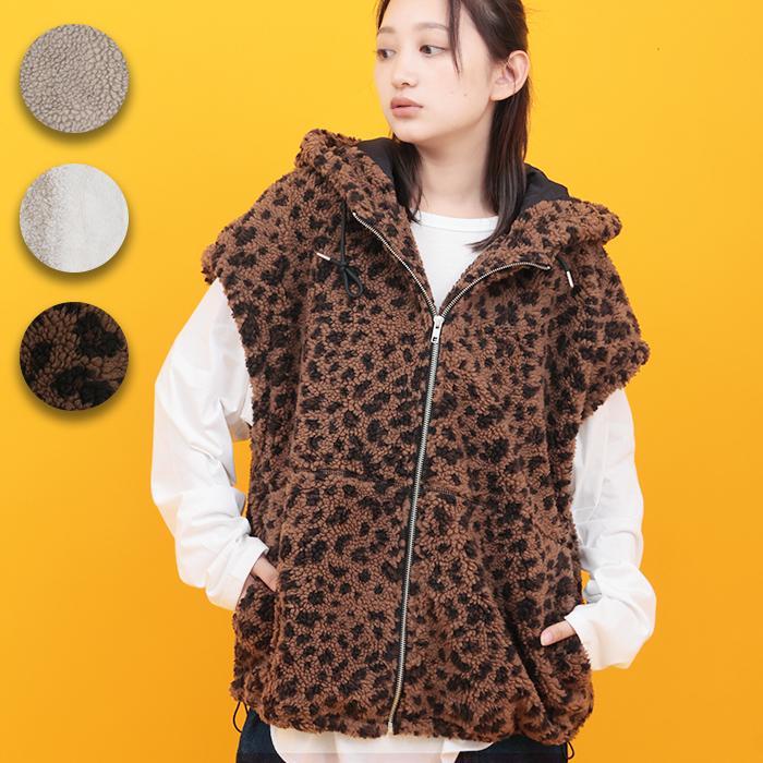 チチカカ（TITICACA） Orale! ボアジップフードベスト ／ ベスト ジレ