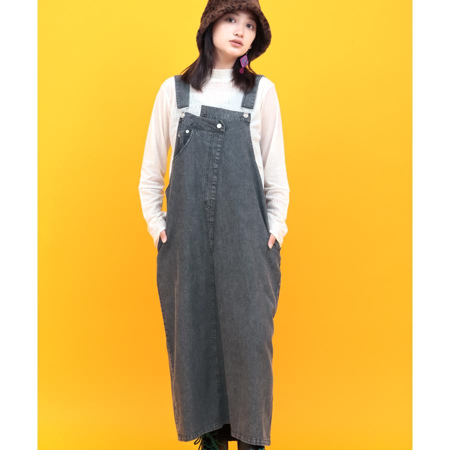 チチカカ Orale! ケミカルデニムサロペットスカート ／ デニム