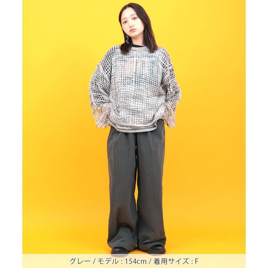 【美品】TICCA(ティッカ)モヘヤメッシュプルオーバー セーター グレージュ TICCA - 【美品】TICCA(ティッカ)モヘヤメッシュプルオーバー セーター