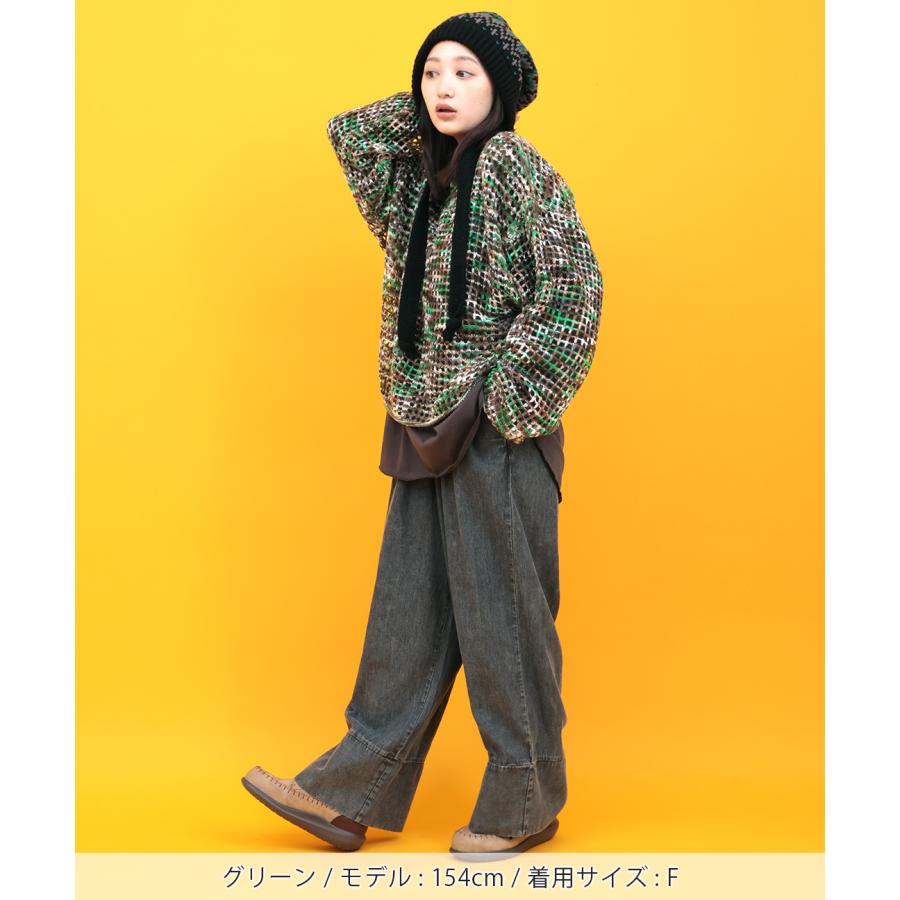 チチカカ（TITICACA） Orale! モヘアタッチメッシュニット プル