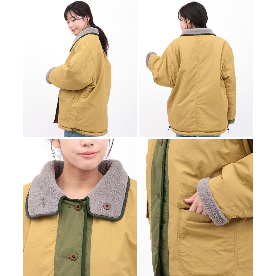 チチカカ（TITICACA） ボア×キルトリバーシブルブルゾン ／ ボア
