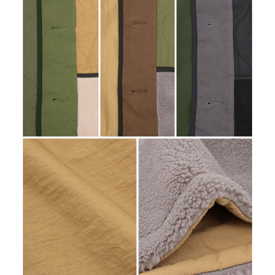 チチカカ（TITICACA） ボア×キルトリバーシブルブルゾン ／ ボア