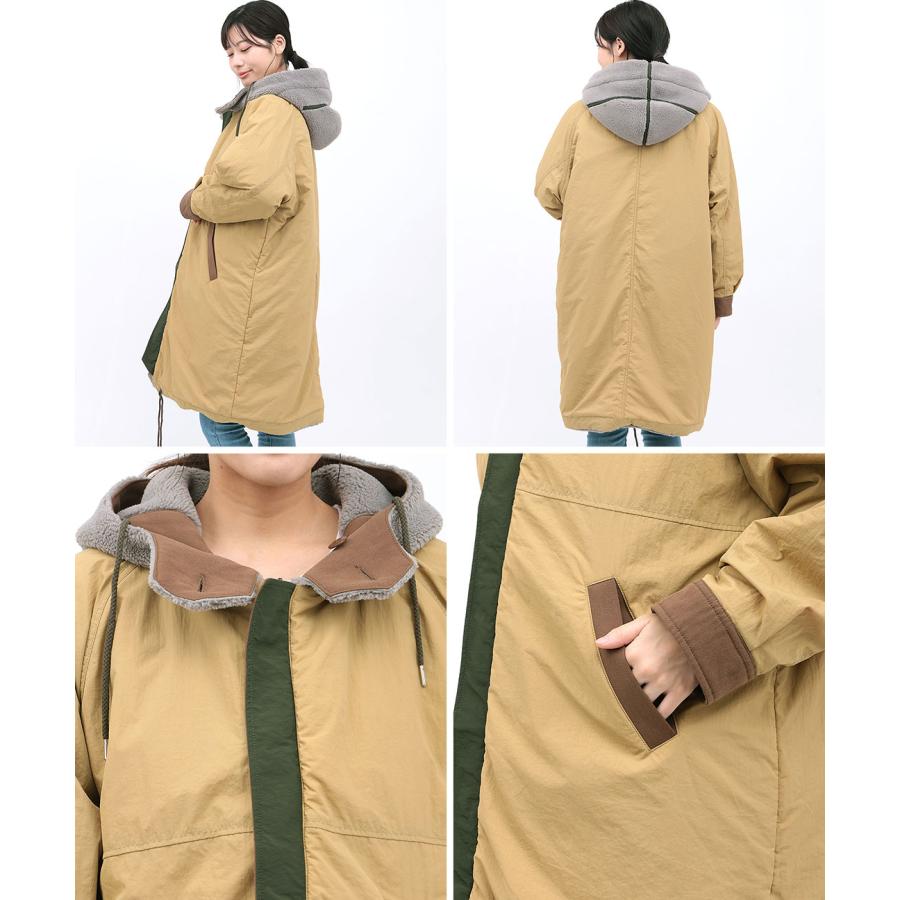 チチカカ（TITICACA） ボア×キルトリバーシブルコート ／ ボアコート