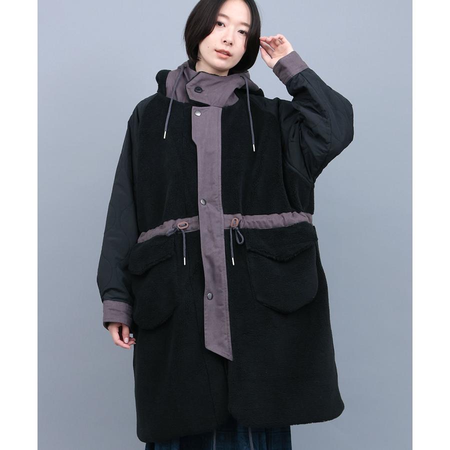 チチカカ（TITICACA） ボア×キルトリバーシブルコート ／ ボアコート