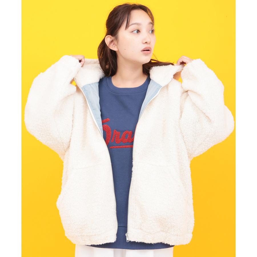 yori もこもこボアカットソーパーカー もこもこボアカットソーパーカー【pre sale】 | pre sale| yori