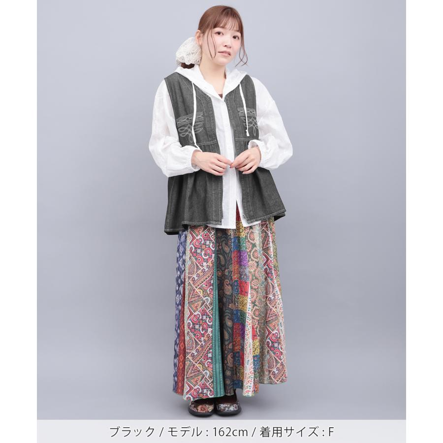 チチカカ（TITICACA） ライトオンスデザインステッチベスト ／ ベスト