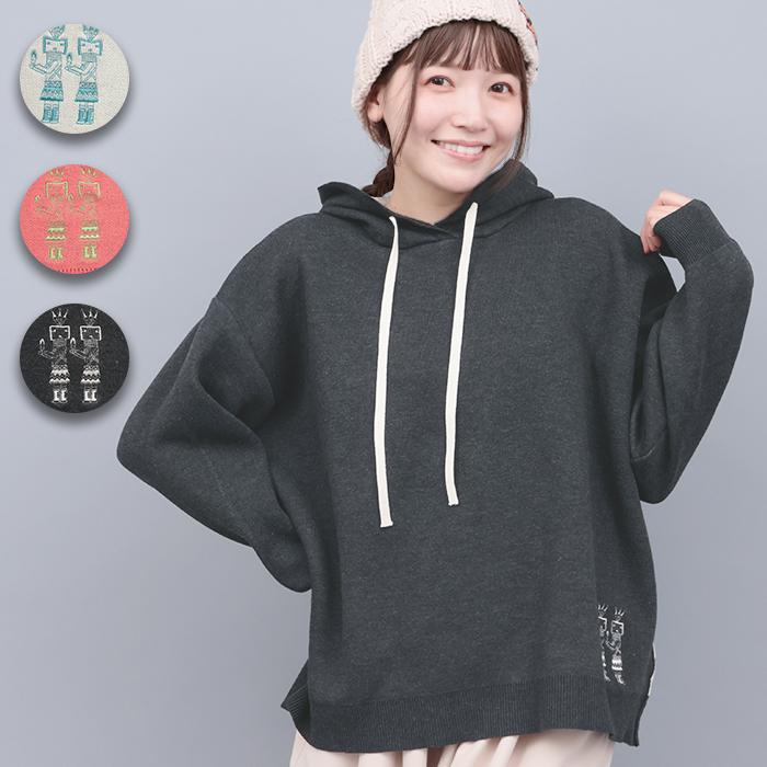 チチカカ（TITICACA） イェイエンブロイダリー スウェットライクニット