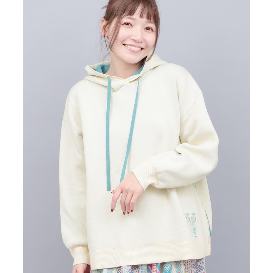 チチカカ（TITICACA） イェイエンブロイダリー スウェットライクニット