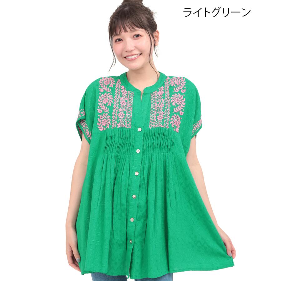 チチカカ（TITICACA） ボタニカルハンド刺繍ブラウス ／ ブラウス