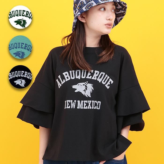 チチカカ（TITICACA） Orale! ラッフルスリーブTシャツ ／ Tシャツ 