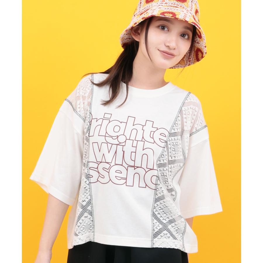チチカカ（TITICACA） Orale! レースコンビプリントTシャツ ／ Tシャツ