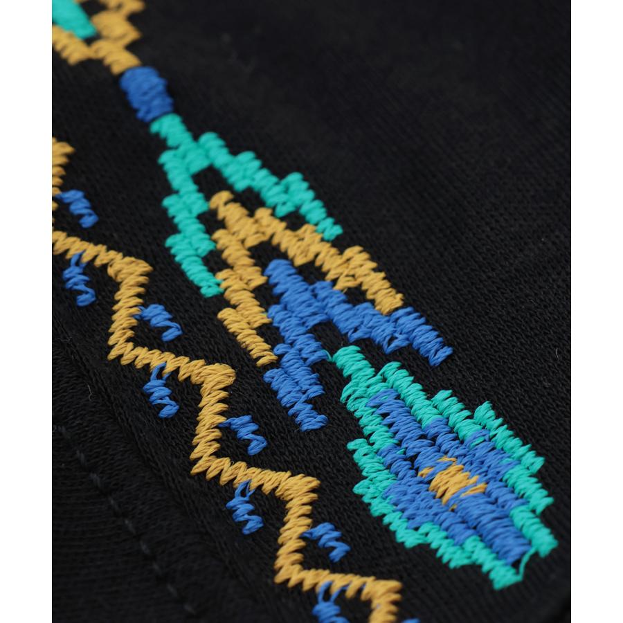 汗染み防止ドルマン刺繍プルオーバー ／ Tシャツ 接触冷感 UVカット 汗じみ防止 ドルマン プルオーバー 半袖 トップス レディース 涼しい ゆったり 体型カバーの画像