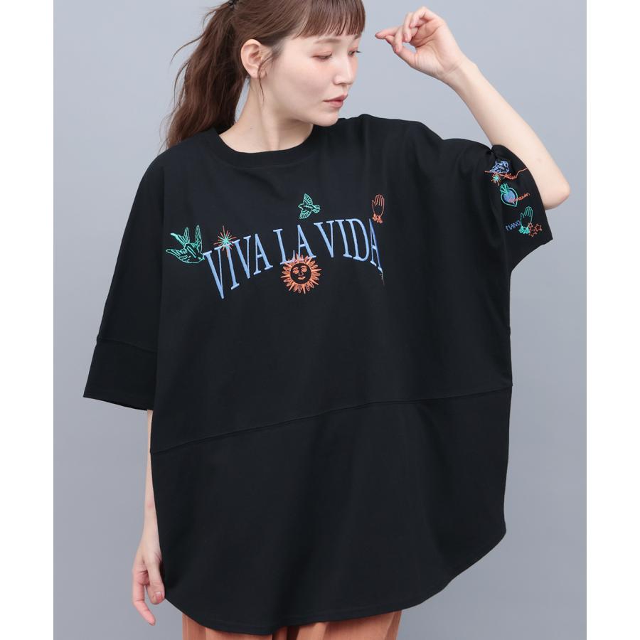 チチカカ（TITICACA） ミラグロ刺繍チュニックTシャツ ／ チュニック 
