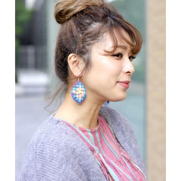 ピアス ニットピアス レディース 秋 冬 夏 春 アクセサリー イヤリング フック 大ぶり 大 手作り ハンドメイド 手編み アコラニットピアス Zhwphc8651 チチカカ Paypayモール店 通販 Paypayモール