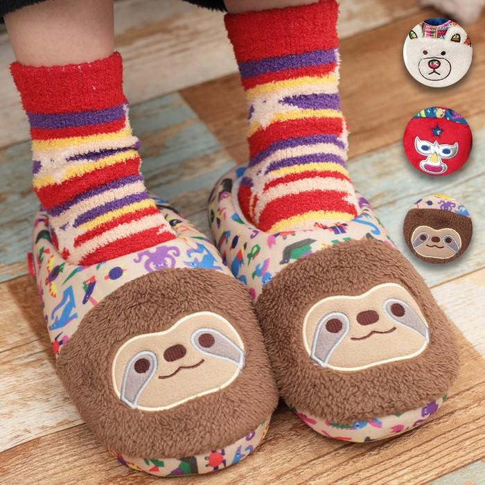 ルームシューズ スリッパ レディース 秋 冬 もこもこ あったか かわいい リビング クマ ルチャ ナマケモノ ギフト アミーゴルームシューズ Ziwcb2325 Ziwcb2325 チチカカ Yahoo 店 通販 Yahoo ショッピング