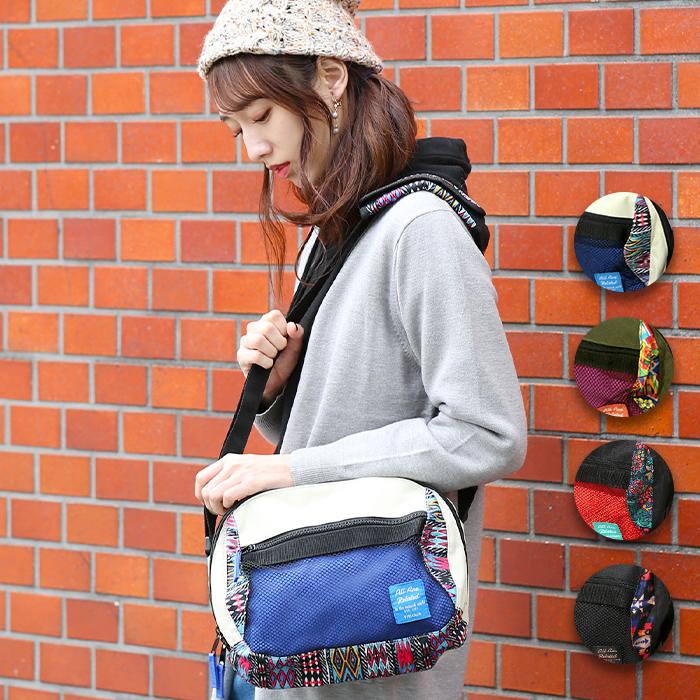 ショルダーバッグ レディース メンズ 夏 春 バッグ ショルダー ボディバッグ 斜めがけ 軽い 大容量 カジュアル エスニックメッシュショルダー Ziwcba7001 チチカカ Paypayモール店 通販 Paypayモール