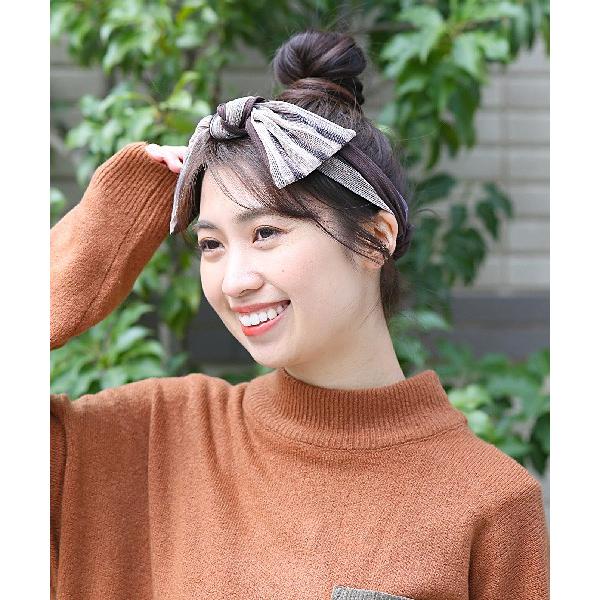 ヘアバンド レディース 春 夏 ヘアアクセサリー ターバン ラメ入り リボン プリーツ ボーダー ヘアアレンジ プリーツラメリブリボンヘアバンド zjsjba8628｜titicaca-y｜02