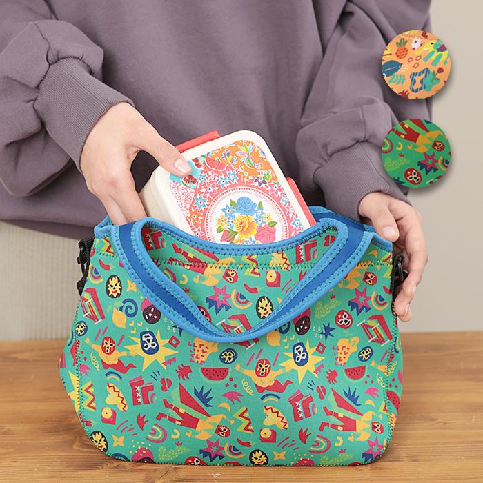 チチカカ（TITICACA） ランチバッグ ランチトート お弁当 カラフル