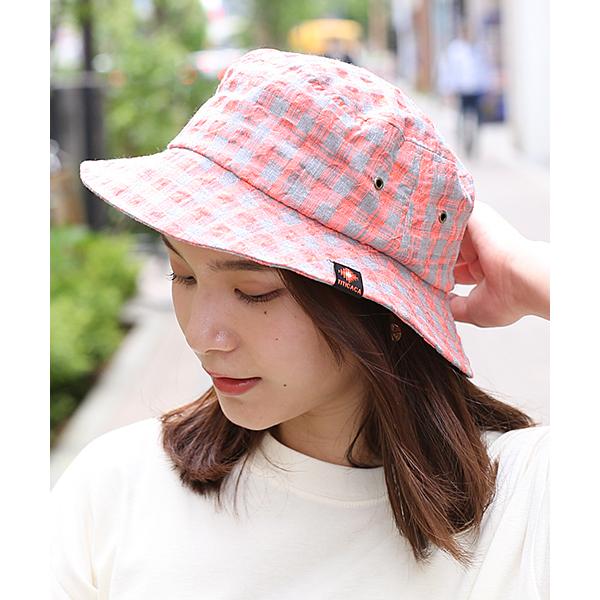 チチカカ バケットハット 帽子 レディース 春 夏 チェック柄 チチカカ バケットハット 帽子 レディース 春 夏 チェック柄