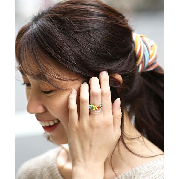 ビーズリング 指輪 アクセサリー レディース 春 夏 おしゃれ かわいい フラワー 小花 ハンドメイド 手作り メキシコフロルビーズリング Zksjbc8677 チチカカ Paypayモール店 通販 Paypayモール