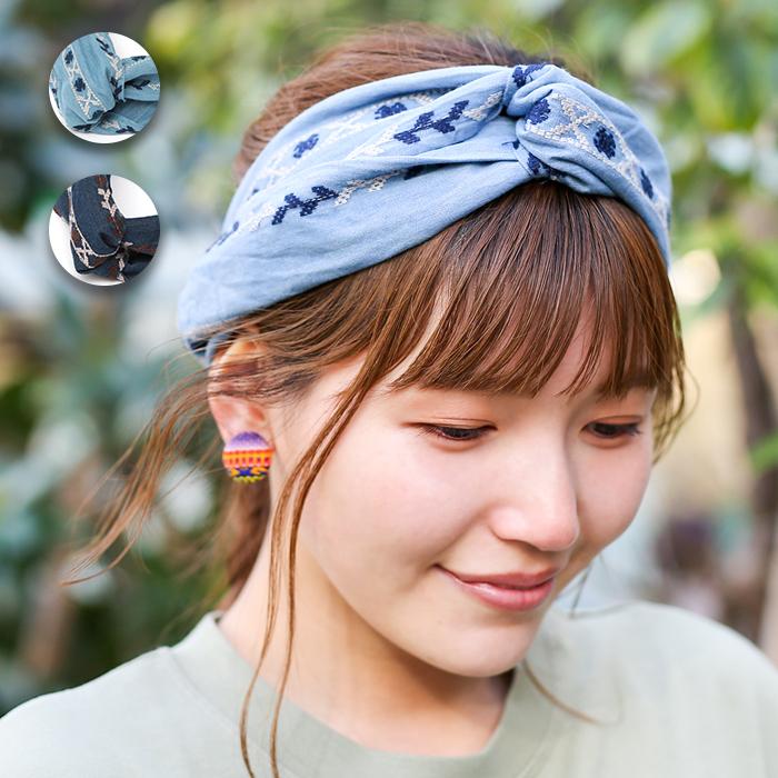 ヘアバンド ターバン ヘッドアクセサリー ヘアーアクセサリー レディース デニム 刺しゅう 幾何学模様 ライン刺繍デニムヘアバンド Zkwiba8601 Zkwiba8601 チチカカ Yahoo ショッピング店 通販 Yahoo ショッピング