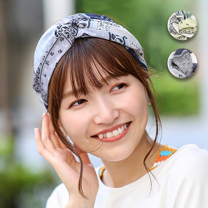 ヘアバンド ターバン ヘアーアクセサリー 春 夏 秋 総柄 ペイズリー パッチワーク ヘアアレンジ カジュアル ガーリー バンダナ柄ヘアバンド Zkwjba8603 チチカカ Paypayモール店 通販 Paypayモール