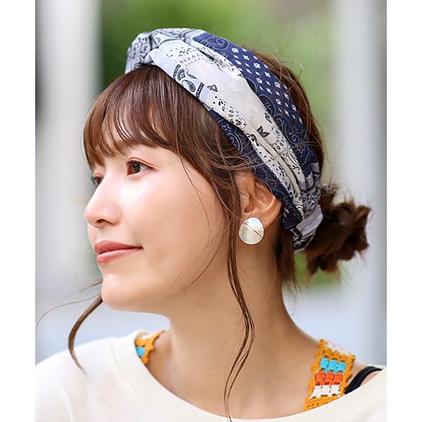 chisaki COKYU リネン混ヘアーターバン chisaki COKYU リネン混ヘアーターバン chisaki COKYU リネン混