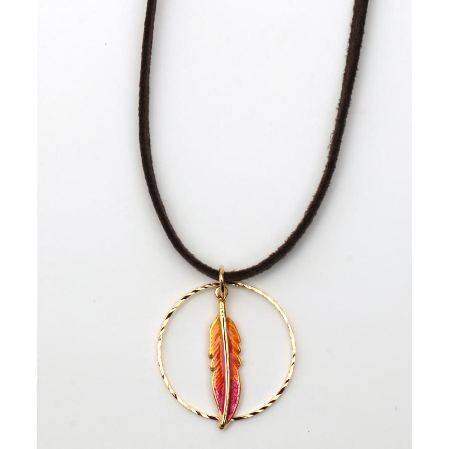 ネックレス 首飾り アクセサリー レディース フェザー 羽 モチーフ カラフル リング キラキラ 華奢 革紐 調節可能 カラフルフェザーネックレス Zlsjba8608 Zlsjba8608 チチカカ Yahoo ショッピング店 通販 Yahoo ショッピング