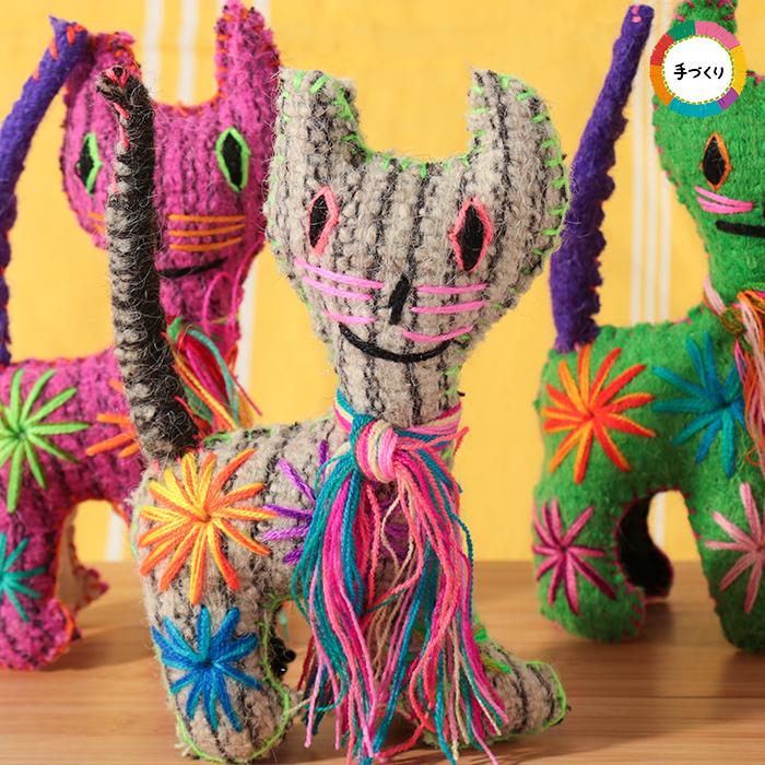 チチカカ（TITICACA） ぬいぐるみ 人形 置物 オブジェ インテリア ネコ