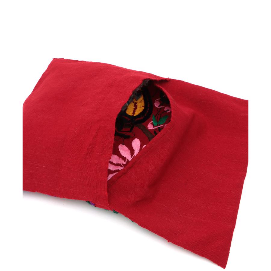 【ハンドメイド】チチカカ湖の刺繍入りクッションカバー ハンドメイド】チチカカ湖の刺繍入りクッションカバー