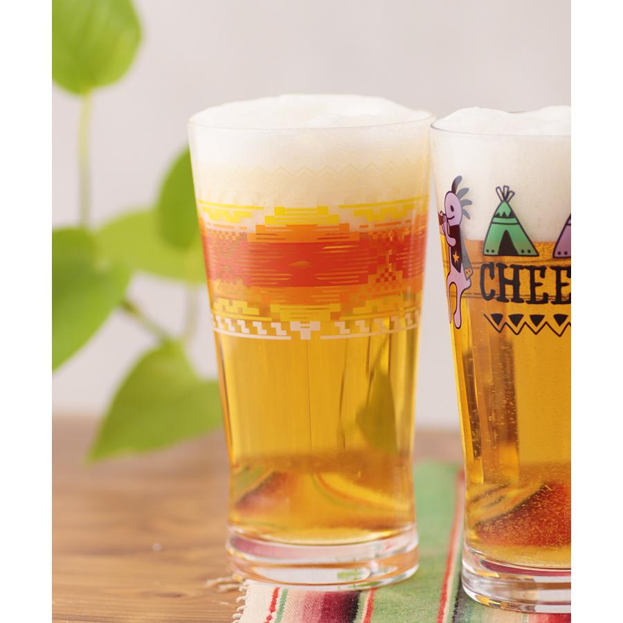 チチカカ（TITICACA） プリントビアグラス ／ 460ml ビールグラス