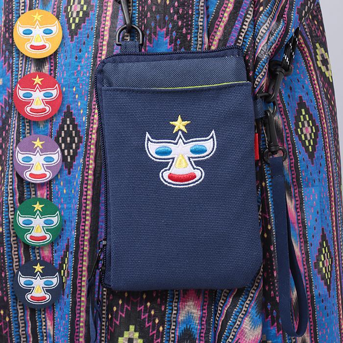チチカカ（TITICACA） ルチャ刺繍ショルダーポーチ ／ マルチ