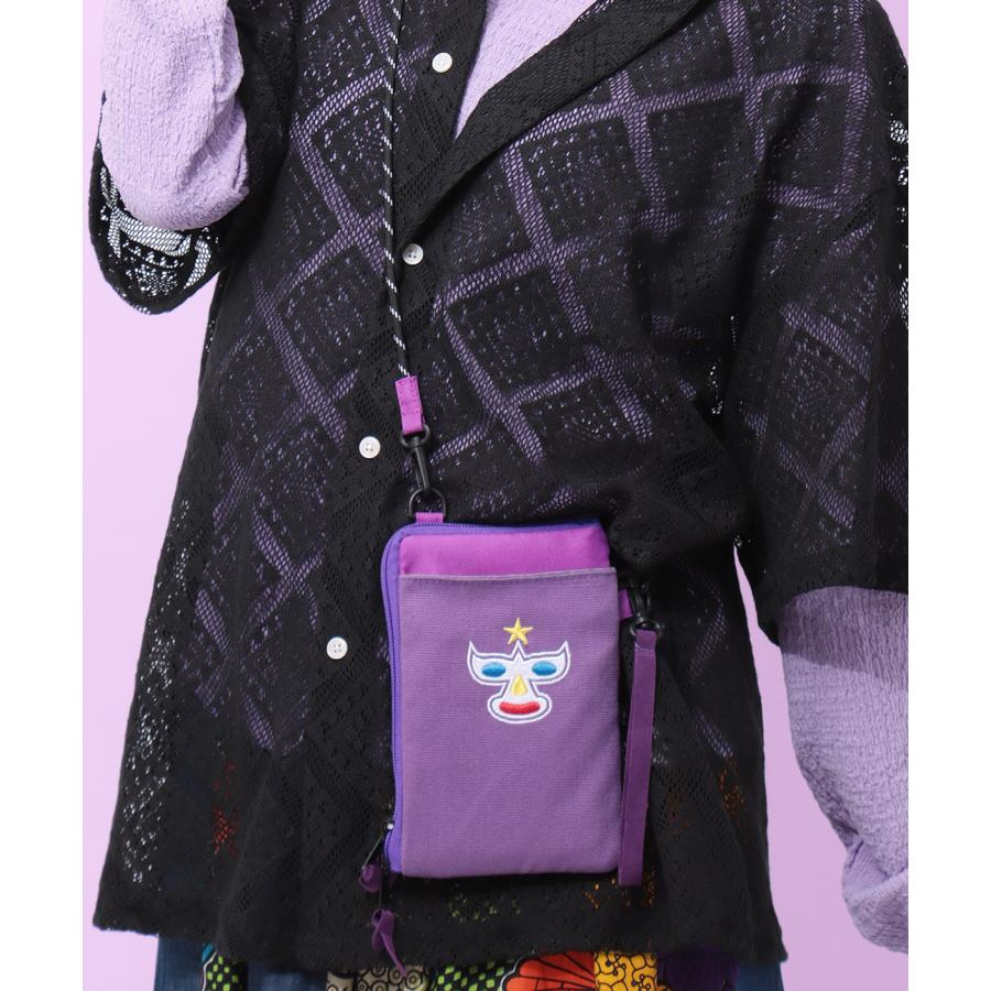 チチカカ（TITICACA） ルチャ刺繍ショルダーポーチ ／ マルチ