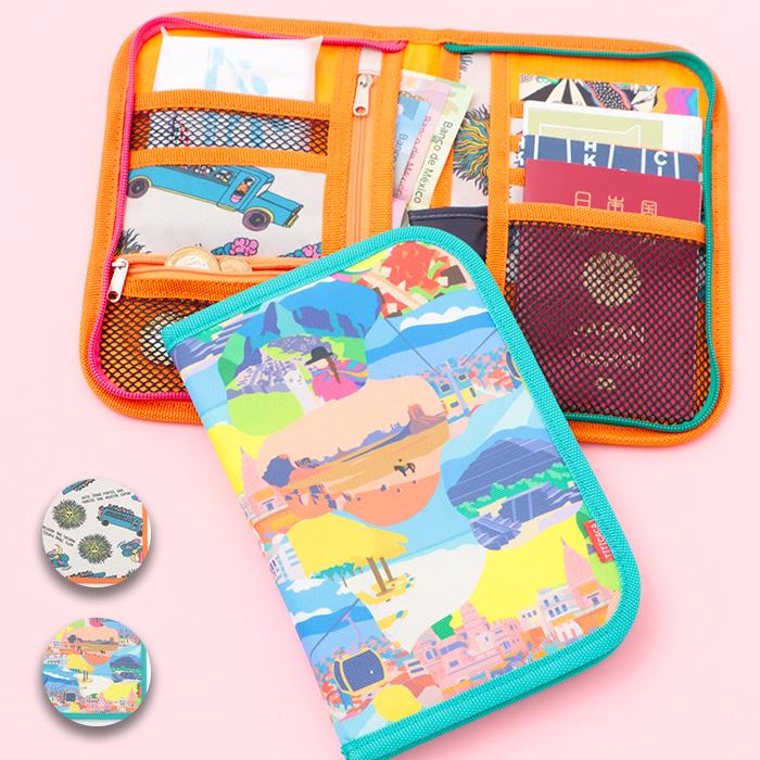 チチカカ（TITICACA） トラベルマルチポーチ ／ パスポートケース