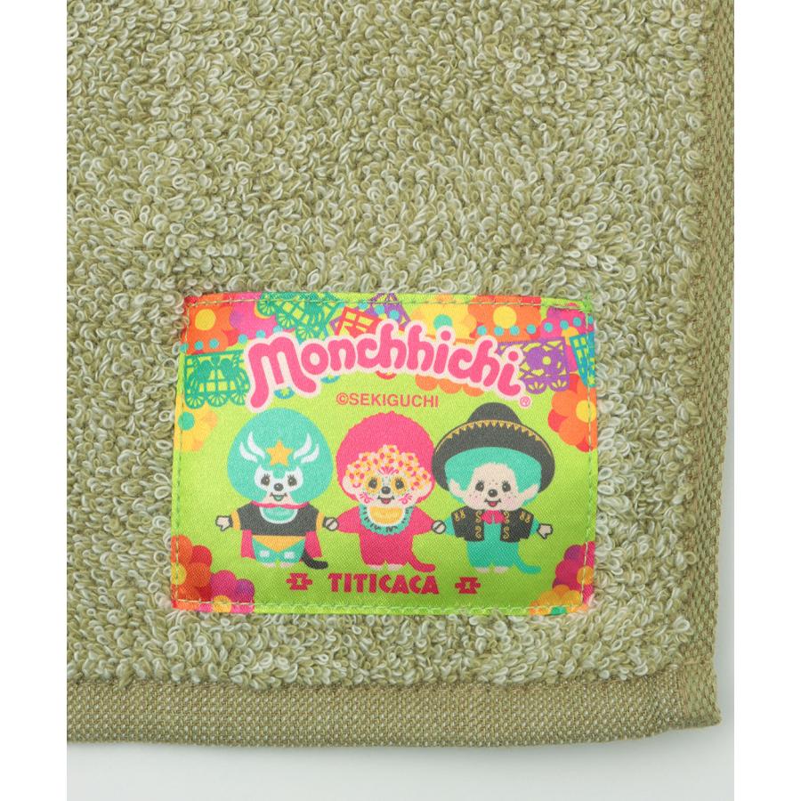 早いもんガチ‼️ほぼ新品　エルフェイス⭐︎ チチカカ モンチッチコラボ フェイスタオル ／ cocochiena 80