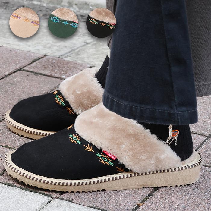 チチカカ（TITICACA） キカムートンスリッポン ／ スリッポン サボ