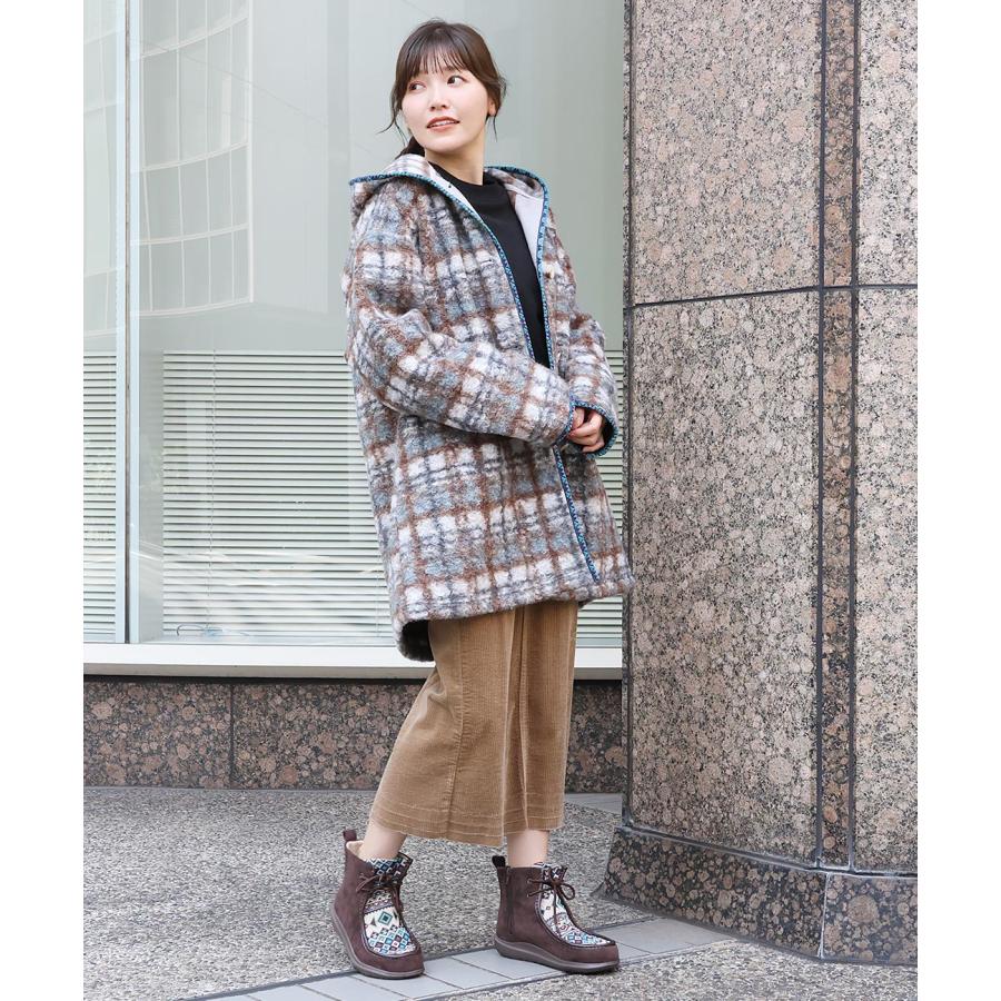 チチカカ キカファブリックモカシンブーツ / ショートブーツ 柄 チチカカ キカファブリックモカシンブーツ / ショートブーツ 柄