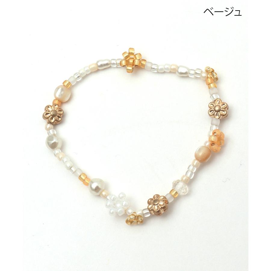 チチカカ（TITICACA） モチーフビーズブレスレット ／ カラフル ビーズ