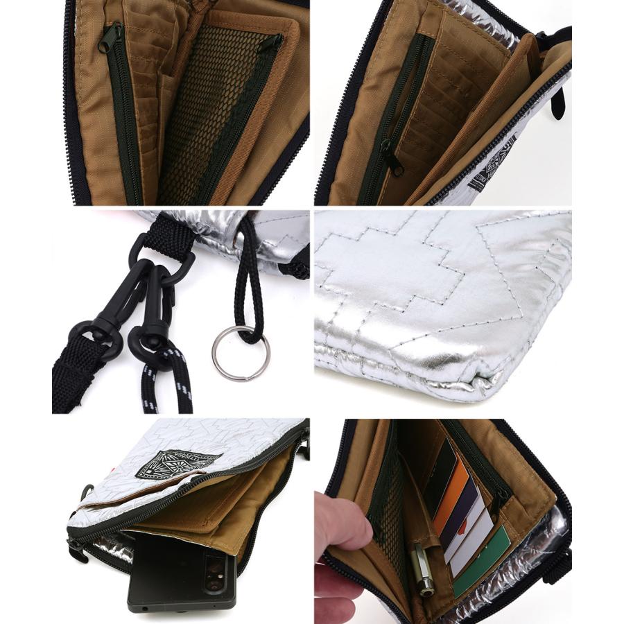 チチカカ（TITICACA） シャイニーキルティングスマホショルダーポーチ