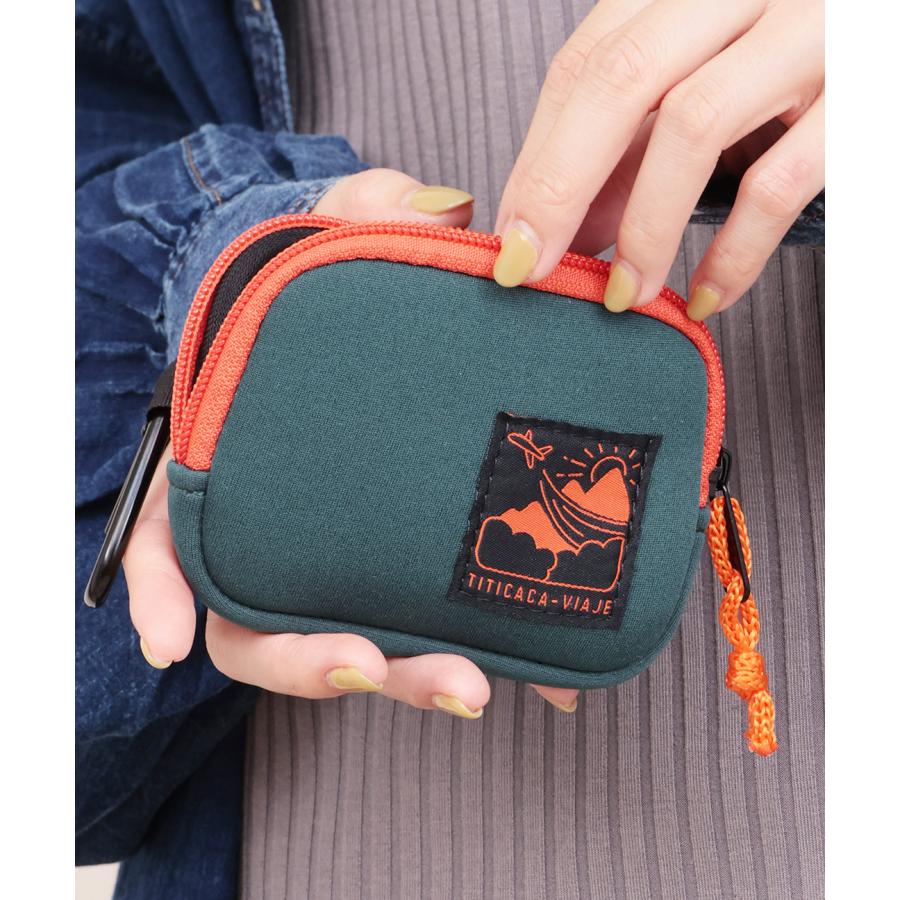 ノベルティ　ケース　ミニポーチ 楽天市場】CallaBella カラビナ付きケース マルチケース 本革