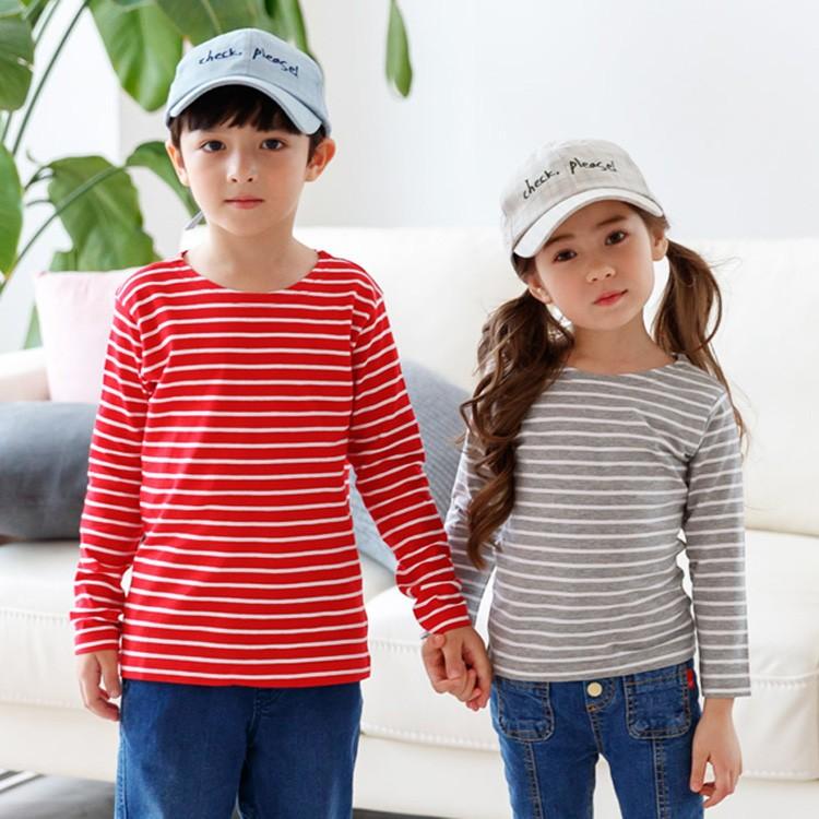 ボーダーtシャツ キッズ 子供服 長袖 Tシャツ ロンT キッズ 綿100  