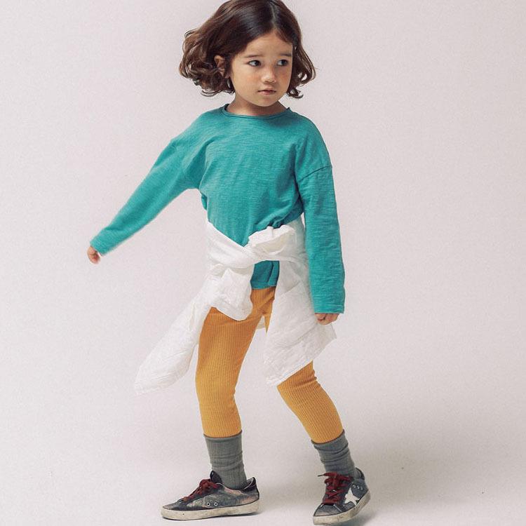 子供服 キッズ レギンス リブ 無地 レギンスパンツ アンクル丈 くるぶし丈 男の子 女の子 ストレッチ レギパン スパッツ タイツ スポーツ ダンス(1) | ブランド登録なし | 12