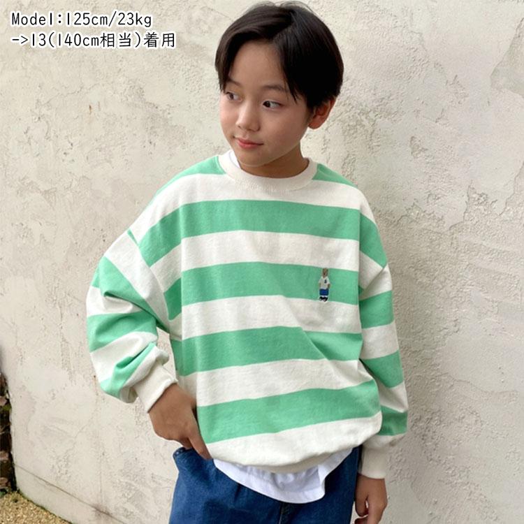 ボーダー柄長袖トレーナー ボーダー柄トレーナー | レディース,トップス,カットソー