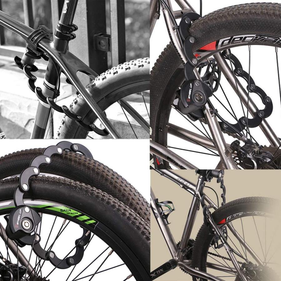 自転車チェーンロック 自転車用ブレードロック バイク バイクロック 盗難防止 頑丈 折りたたみ 持ち運び便利 鍵3本 Xy 1085 Tiyoustore 通販 Yahoo ショッピング