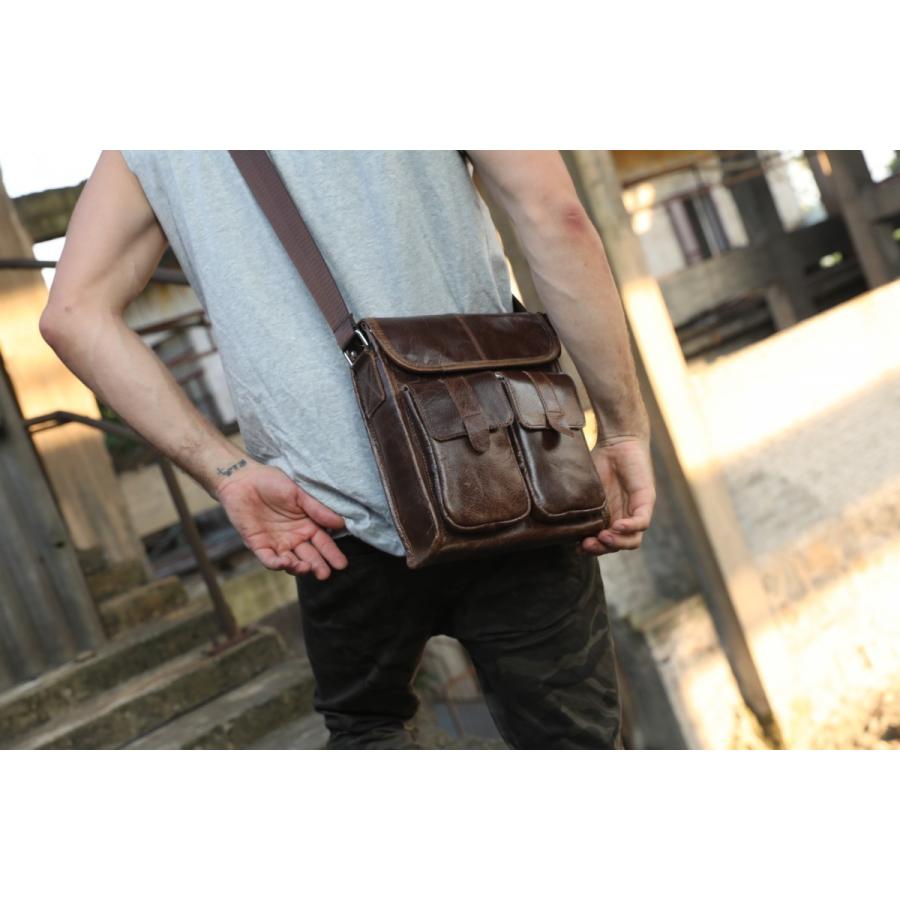 斜め掛けショルダーバッグメンズ 本革 縦型 ボディバッグ 薄型 ストーンウオッシュ 多機能 ショルダーバッグメンズ ファッション Xy 587 Tiyoustore 通販 Yahoo ショッピング